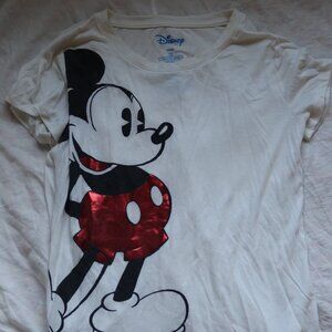 Disney White Mickey Mouse T-Shirt